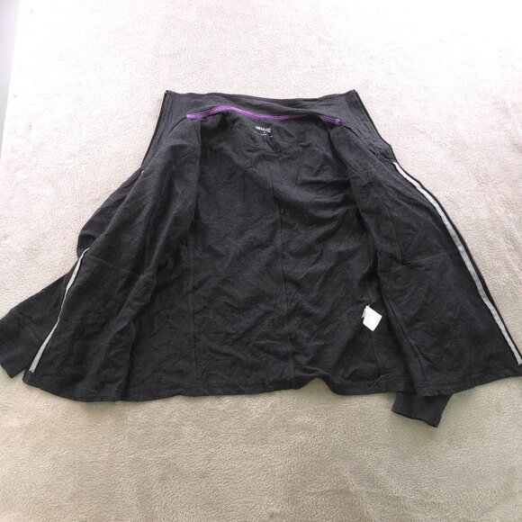 Kenneth Cole Reaction Womens Athletic Jacket Large Full Zip Black Activewear - Picture 15 of 15